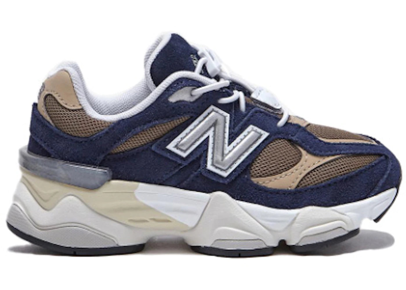New Balance 9060 Navy Mushroom (PS)