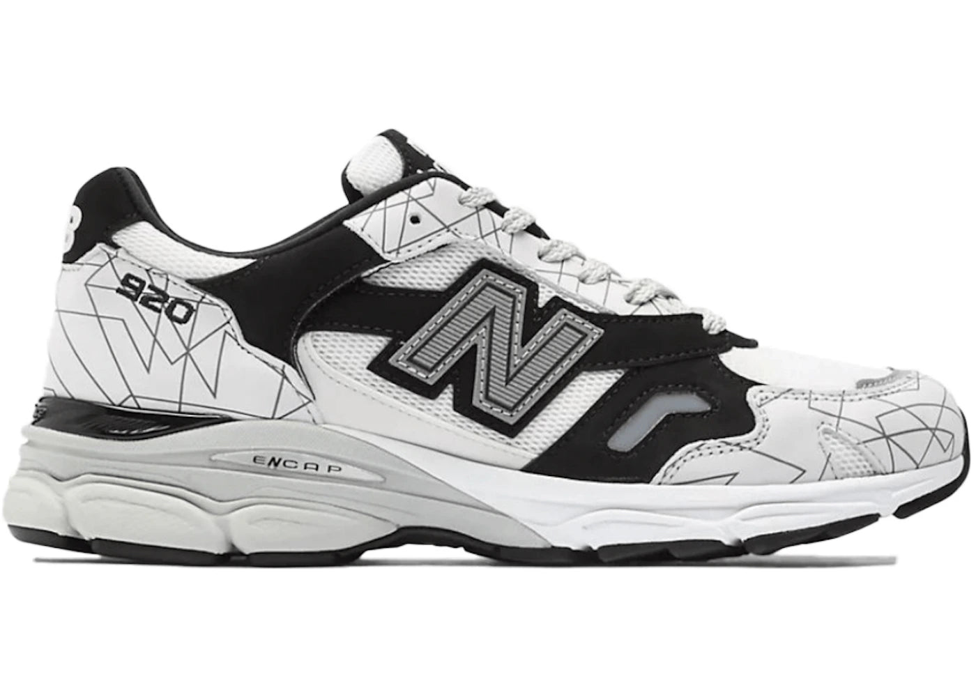 New Balance 920 MiUK White Black Pattern