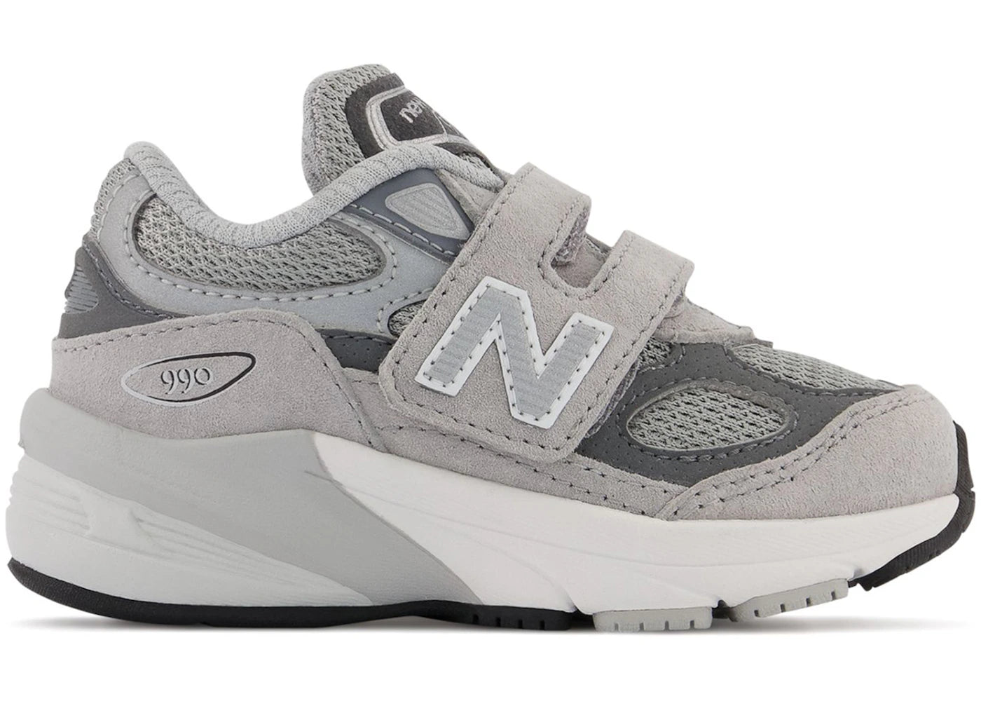 New Balance 990v6 Hook and Loop Grey Silver (TD)