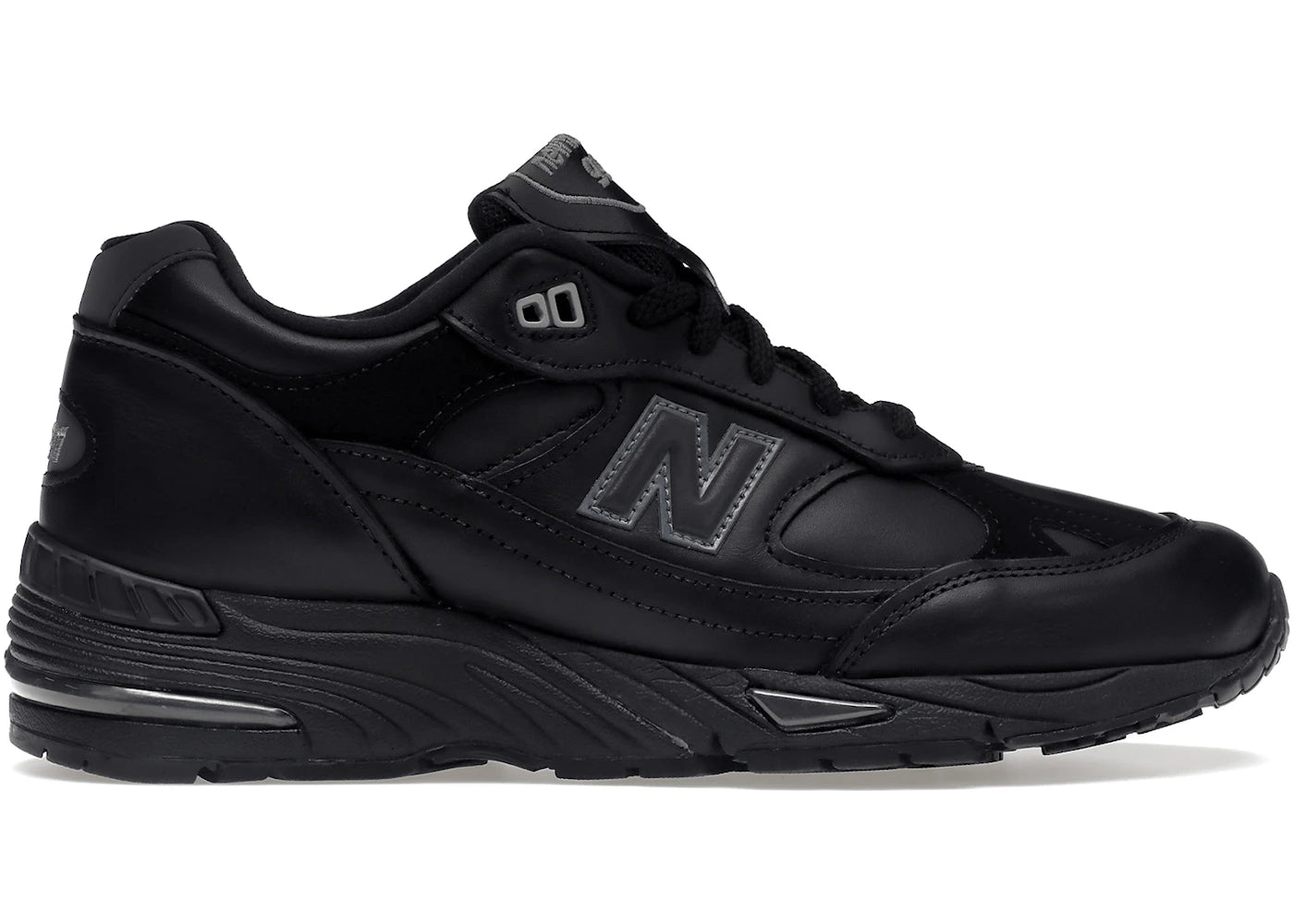 New Balance 991 MiUK Leather Black Grey