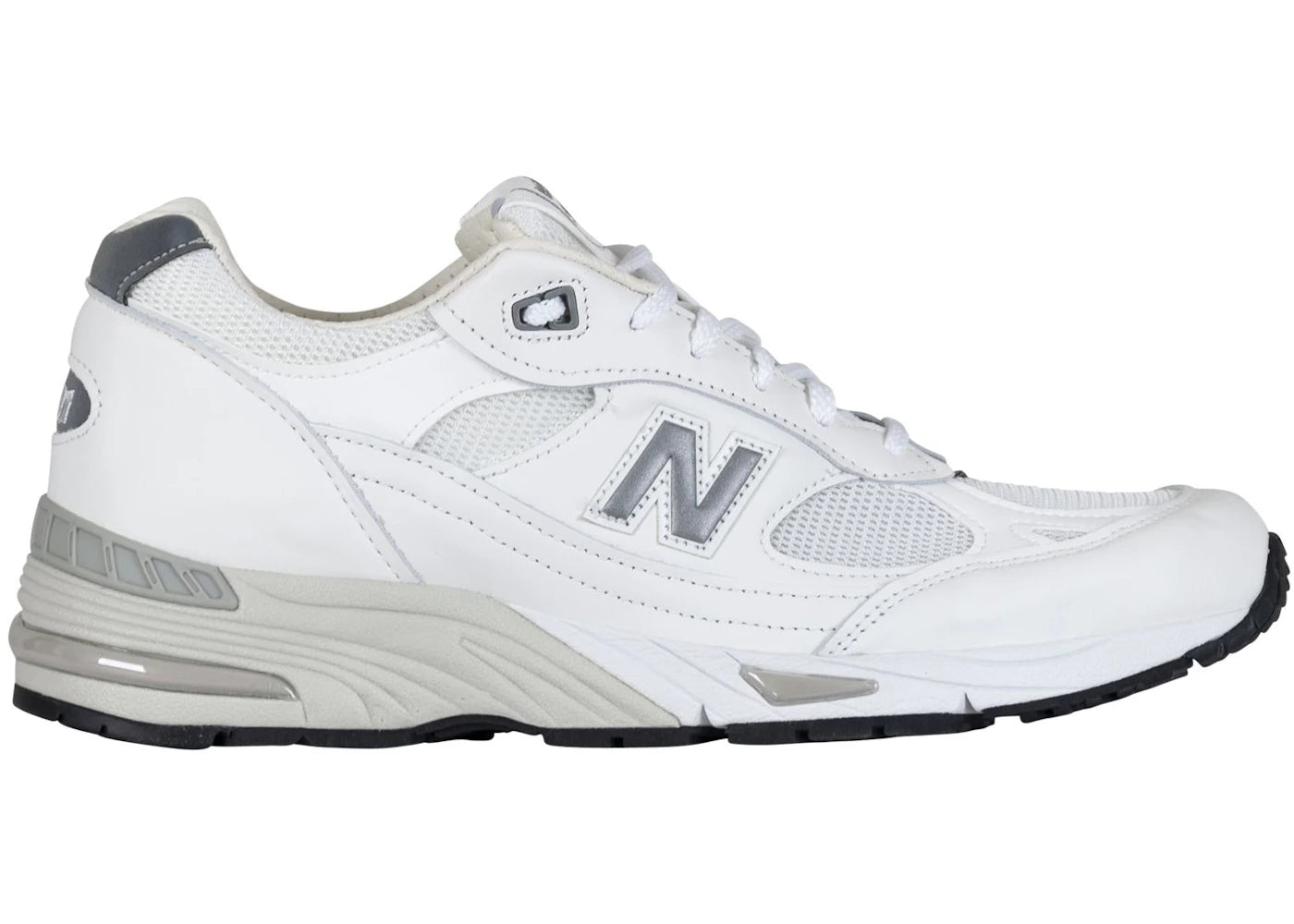 New Balance 991 MiUK White Silver