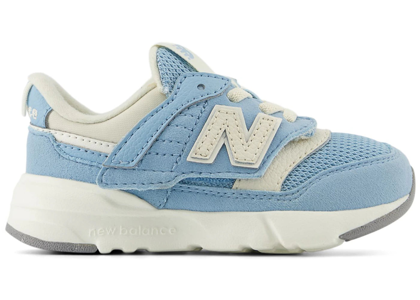 New Balance 997R Hook and Loop Chrome Blue Linen (TD)
