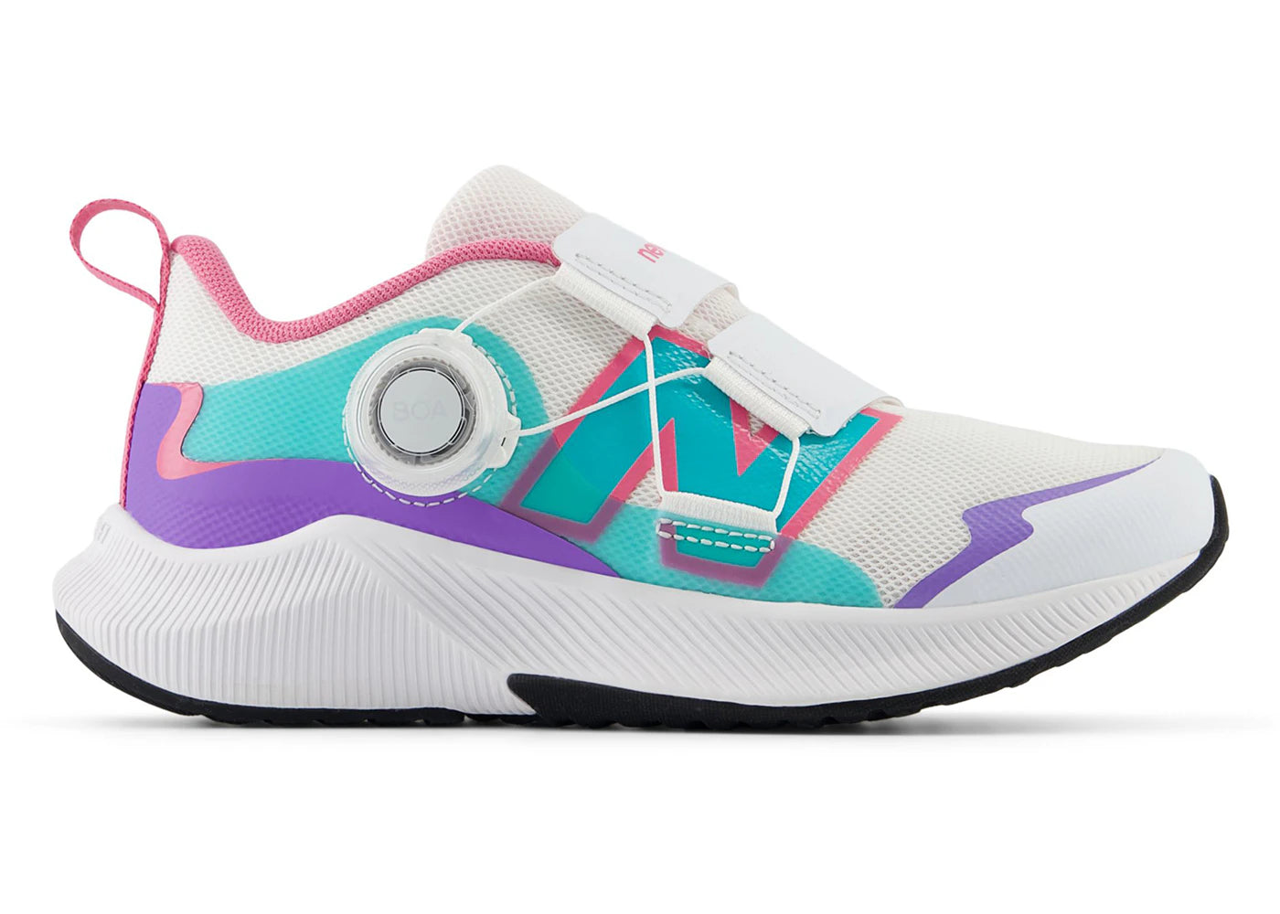 New Balance DynaSoft Reveal v4 BOA White Violet Crush Cyber Jade (PS)
