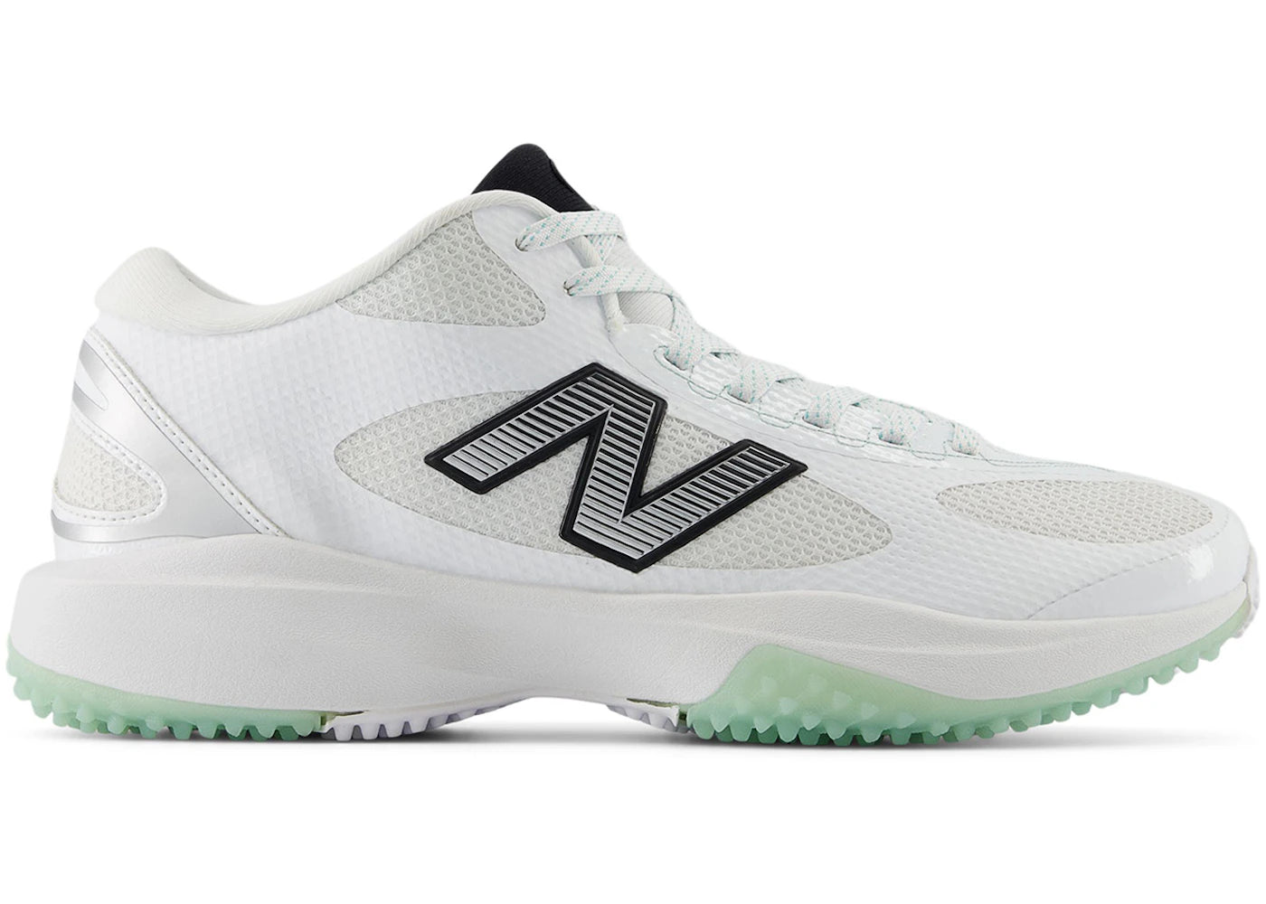 New Balance FreezeLX v5 Turf White Black Silver Metallic