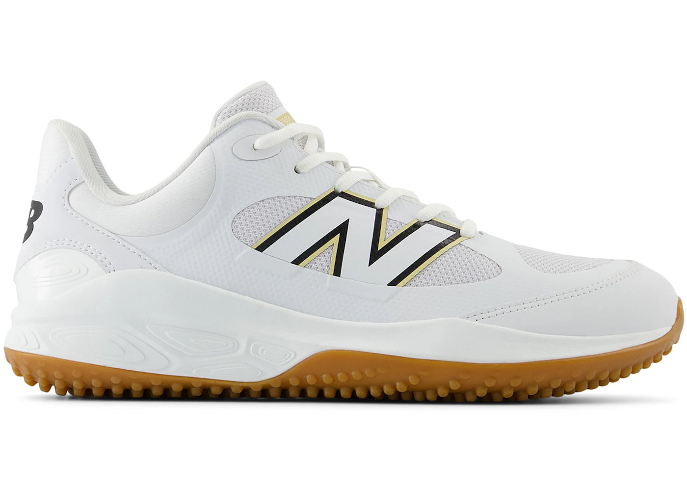 New Balance Fresh Foam 3000v7 Turf Trainer White Black Yellow Gum