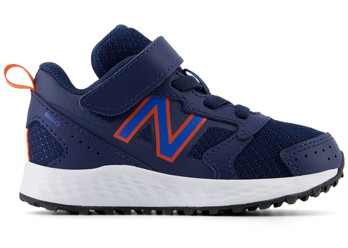 New Balance Fresh Foam 650 Bungee Lace Navy Blue Oasis Team Orange (TD)