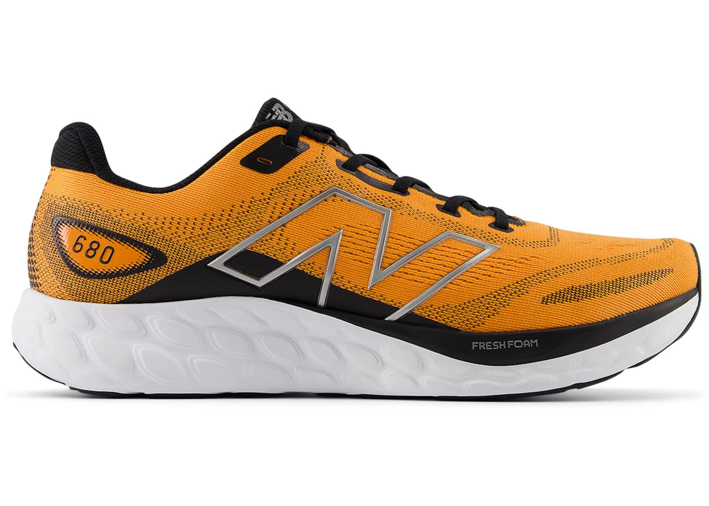 New Balance Fresh Foam 680v8 Sizzle Black Dark Silver Metallic