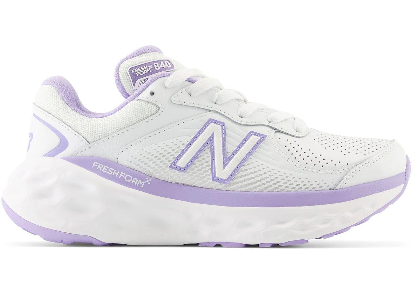 New Balance Fresh Foam 840F White Lilac Glo (Women's)