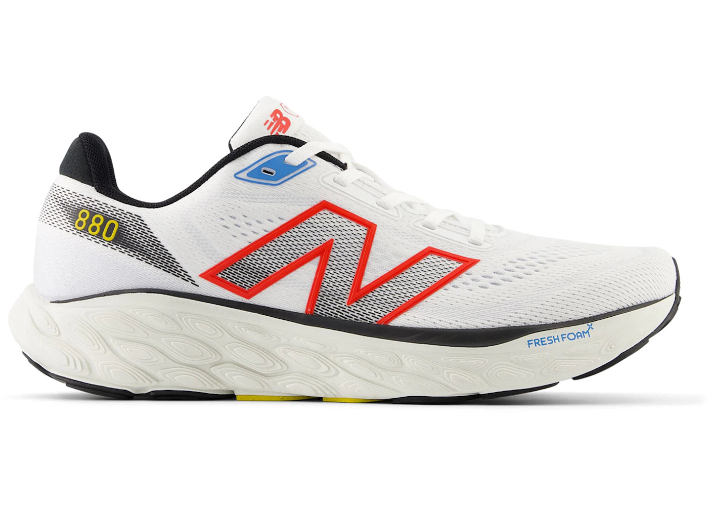 New Balance Fresh Foam X 860v13 White Neo Flame Black