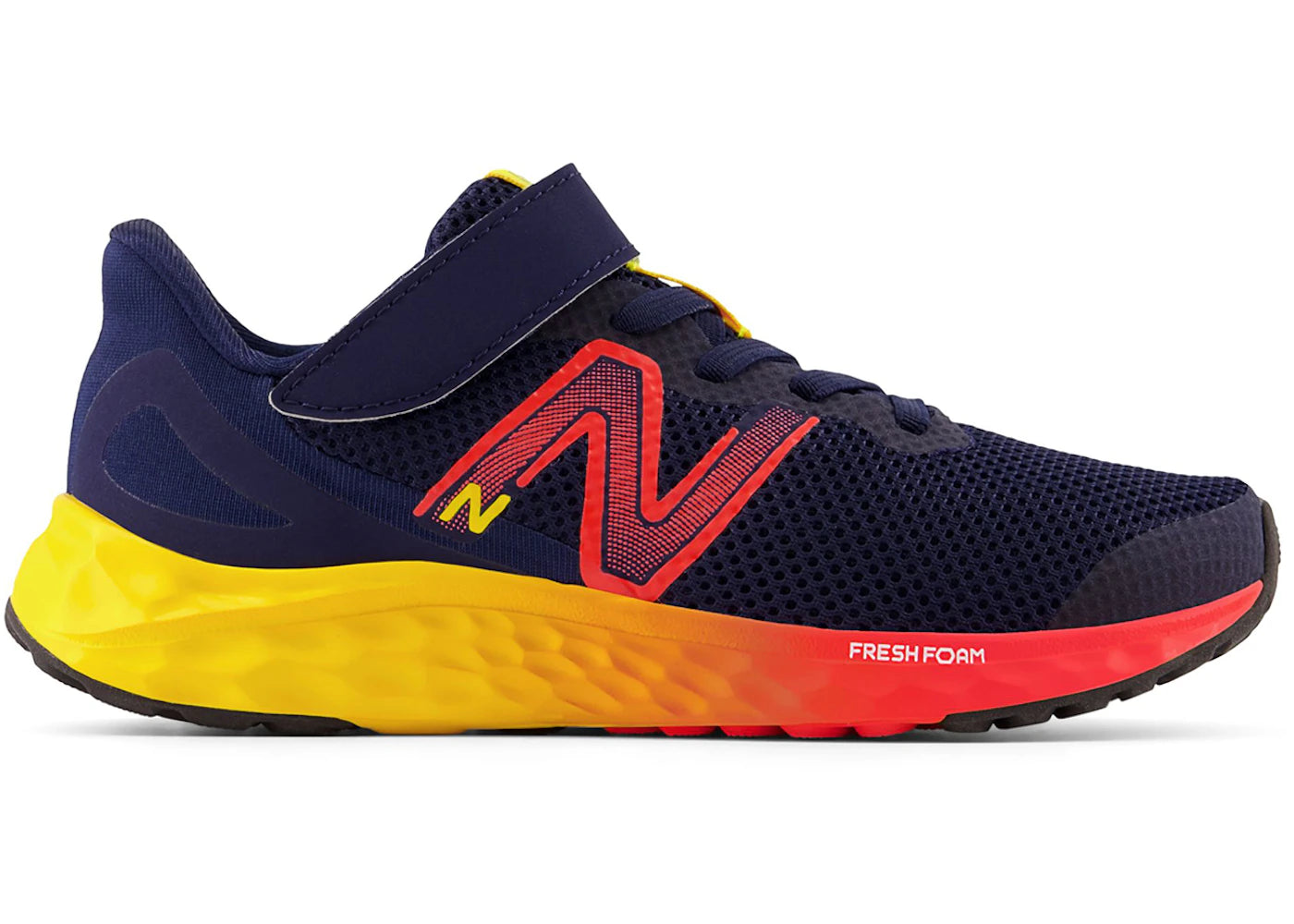 New Balance Fresh Foam Arishi v4 Bungee Lace Team Navy Electric Red Egg Yolk (PS)