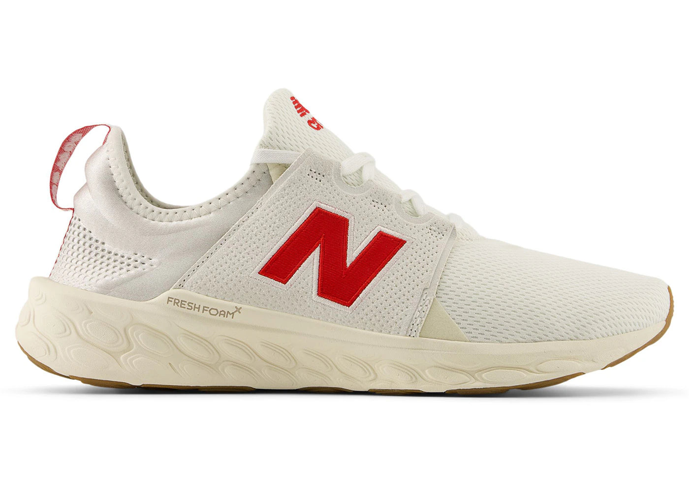 New Balance Fresh Foam CRUZ v3 Sea Salt Team Red Permafrost