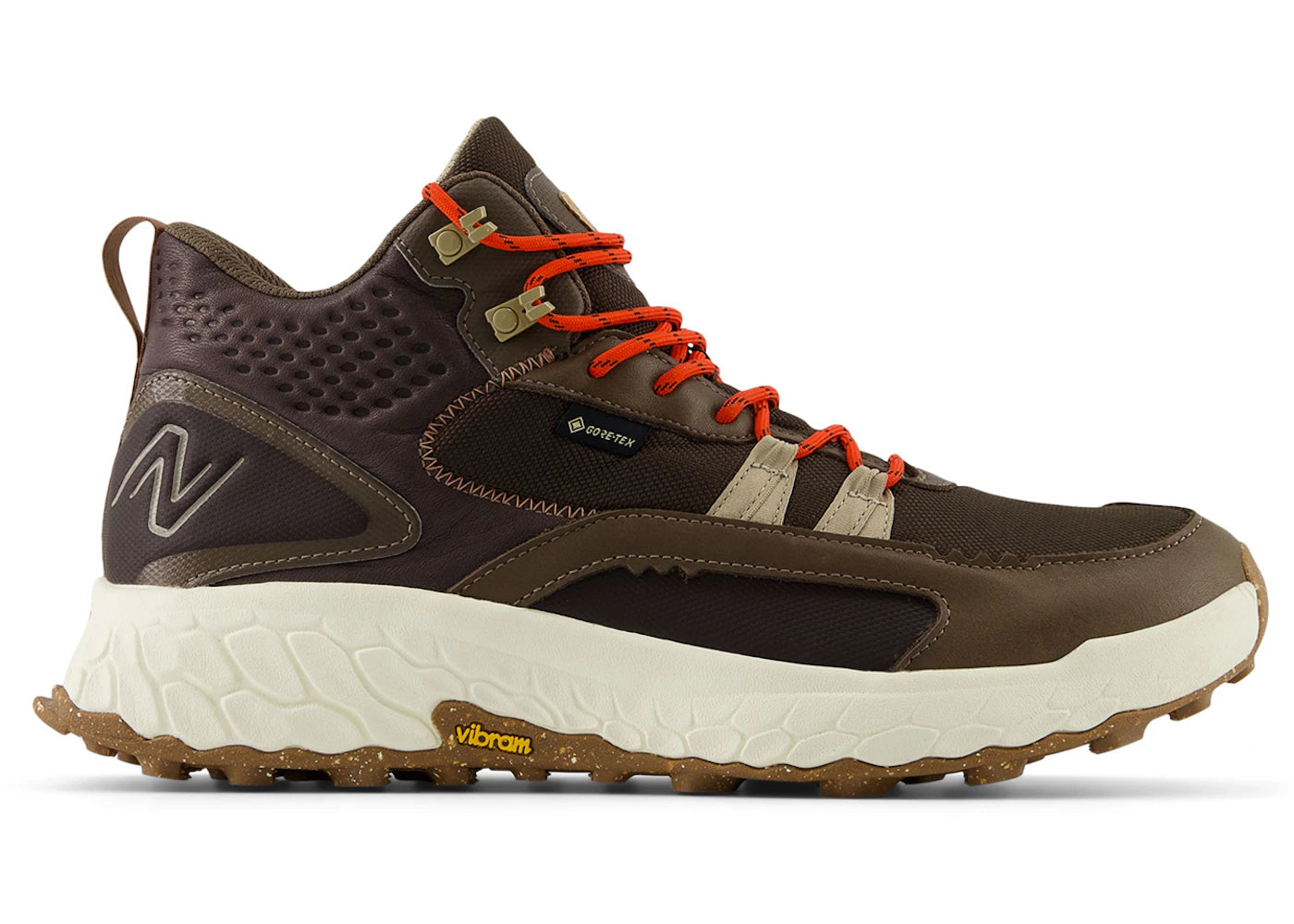New Balance Fresh Foam X Hierro Mid Gore-Tex Dark Mushroom Black Coffee Neo Flame