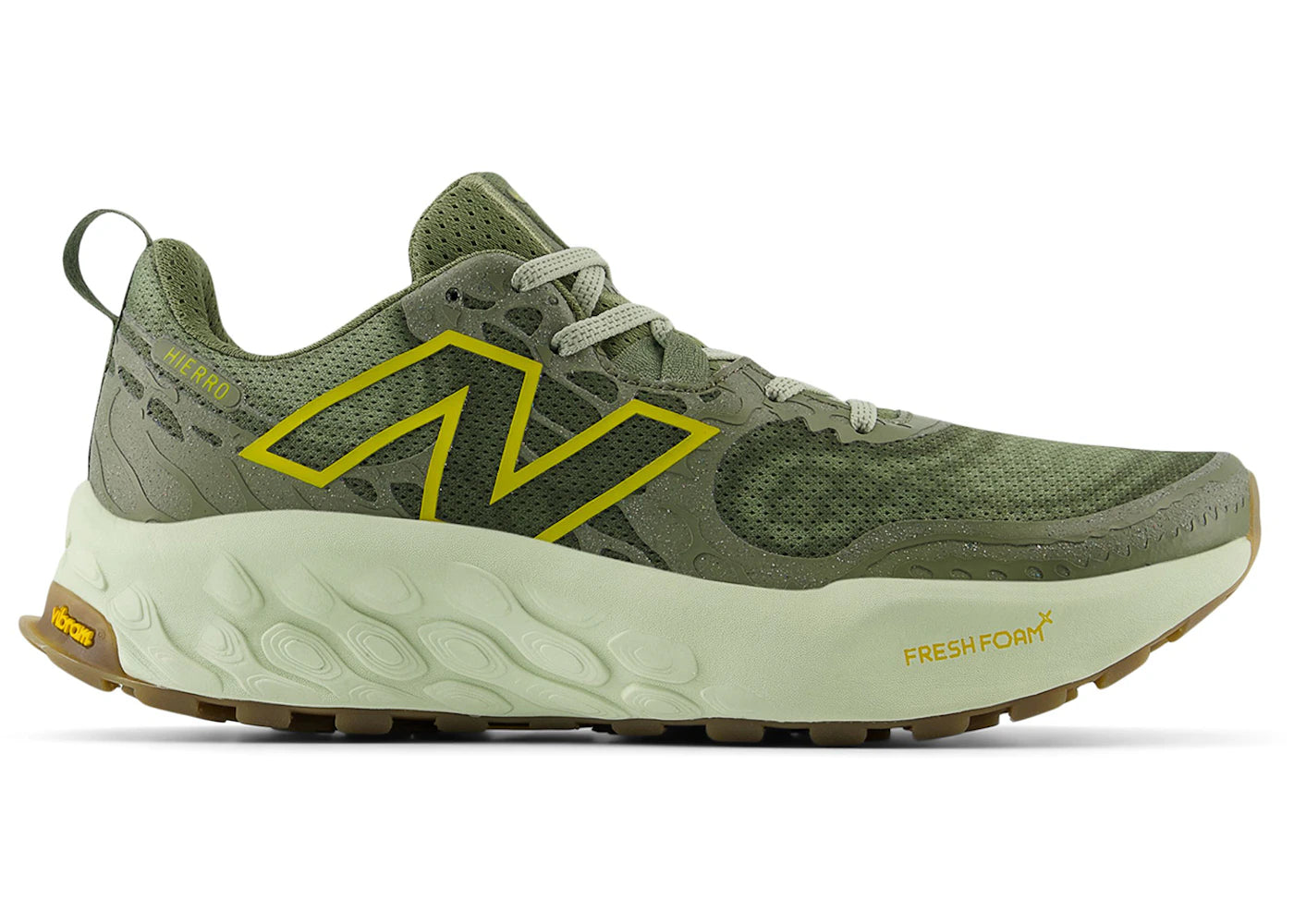 New Balance Fresh Foam X Hierro v8 Dark Olivine Olivine Lichen Green