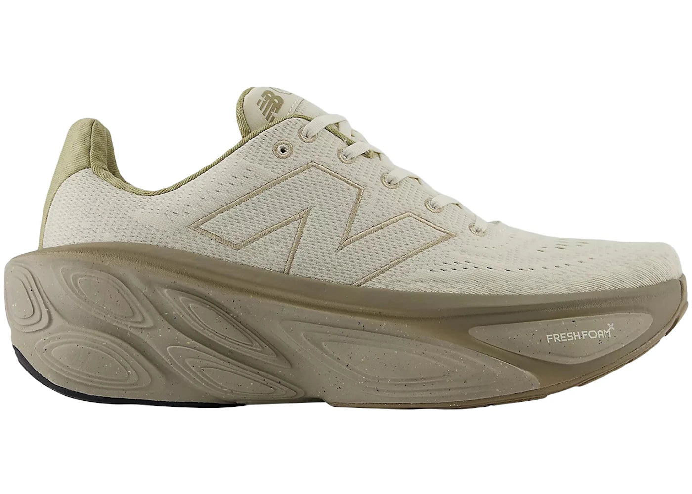 New Balance Fresh Foam X More v5 Linen Dark Stoneware Mushroom