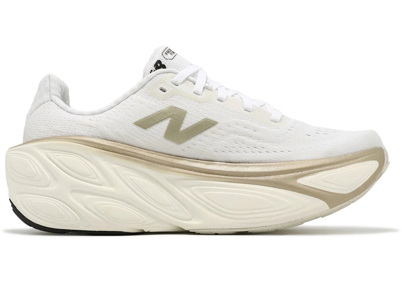 New Balance Fresh Foam X More v5 White Sea Salt Light Gold Metallic (Women's)