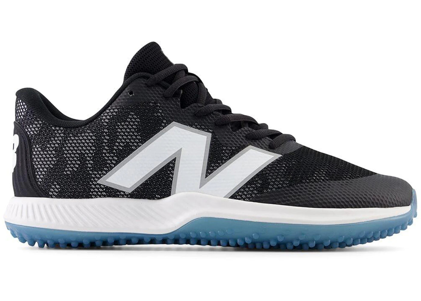 New Balance FuelCell 4040v7 Turf Trainer Black Optic White Ice Blue