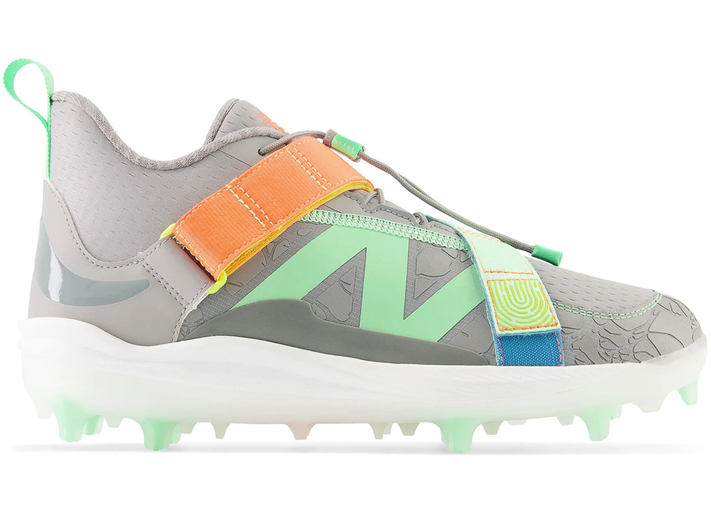 New Balance FuelCell Lindor 2 Comp Team Away Grey Electric Jade Neon Dragonfly
