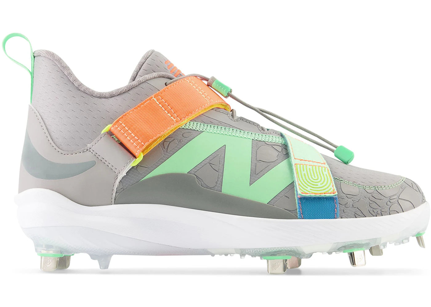 New Balance FuelCell Lindor 2 Metal Team Away Grey Neon Dragonfly Electric Jade