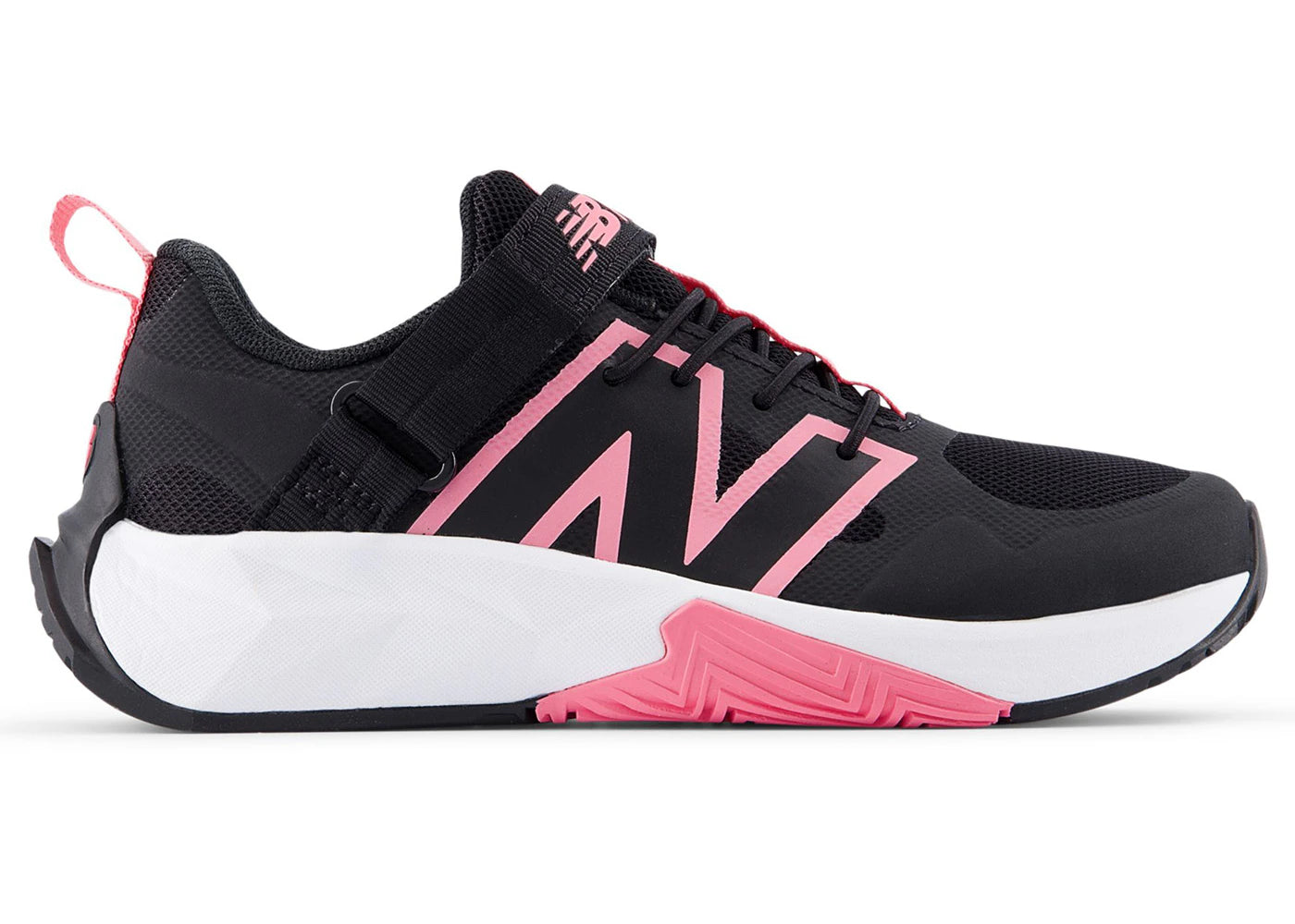 New Balance FuelCell Play Bungee with Top Strap Black Signal Pink White (PS)