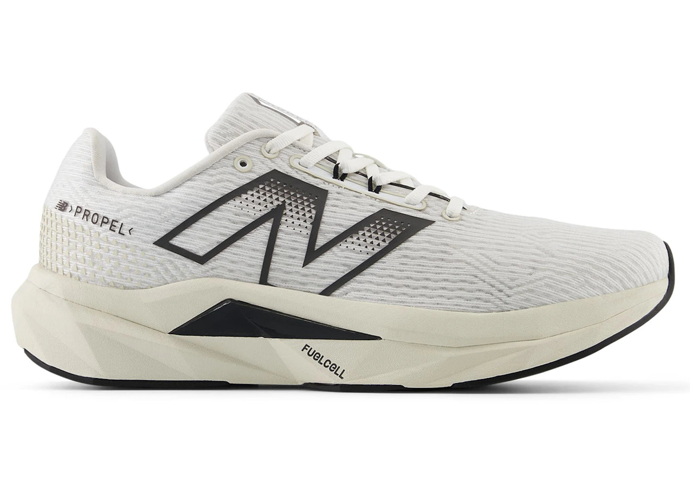 New Balance FuelCell Propel v5 White Black Cement Linen