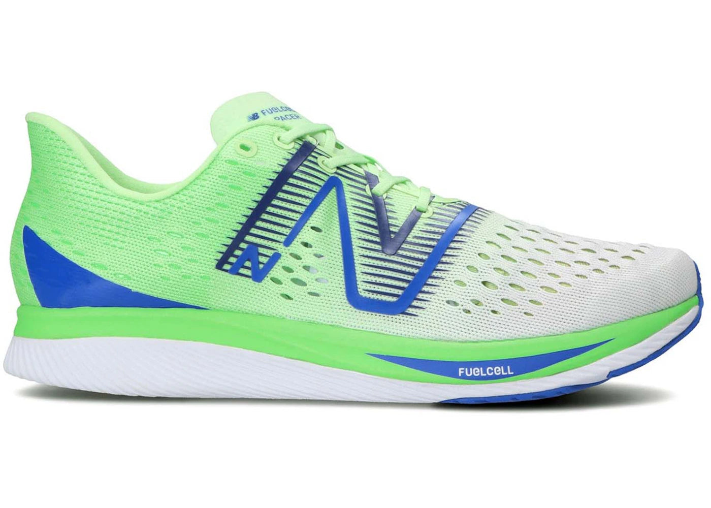 New Balance FuelCell SuperComp Pacer LE White Green Blue