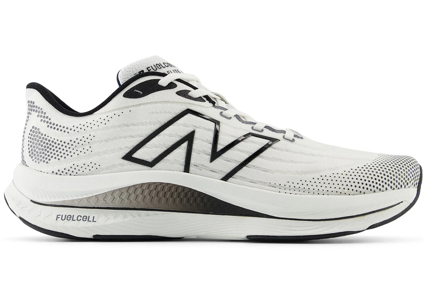 New Balance FuelCell Walker Elite White Black Castlerock