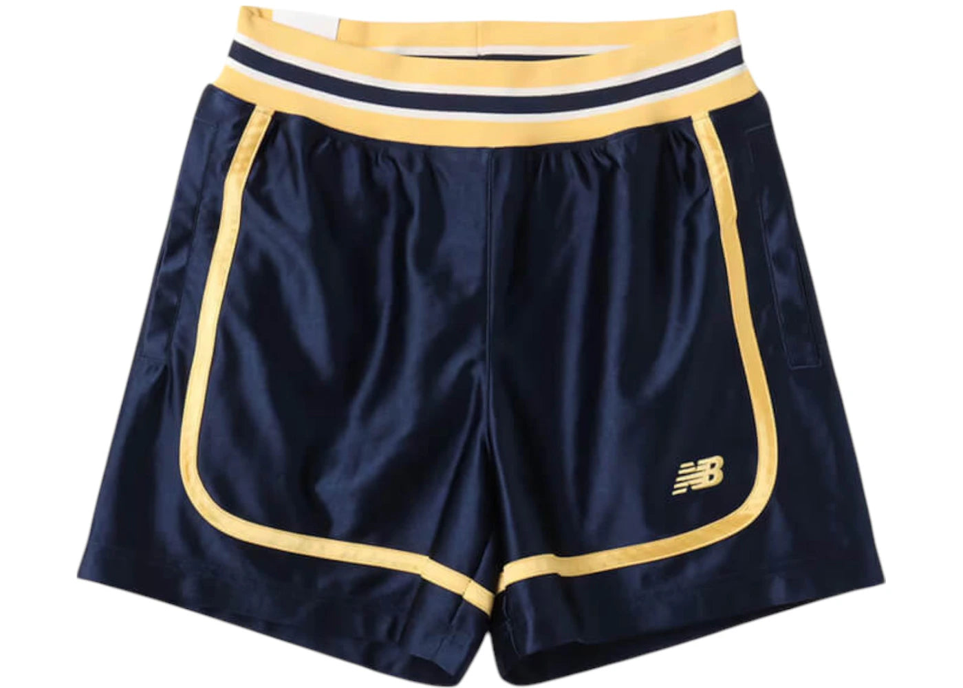 New Balance In Game 5 Tricot Shorts Dark Blue/Yellow
