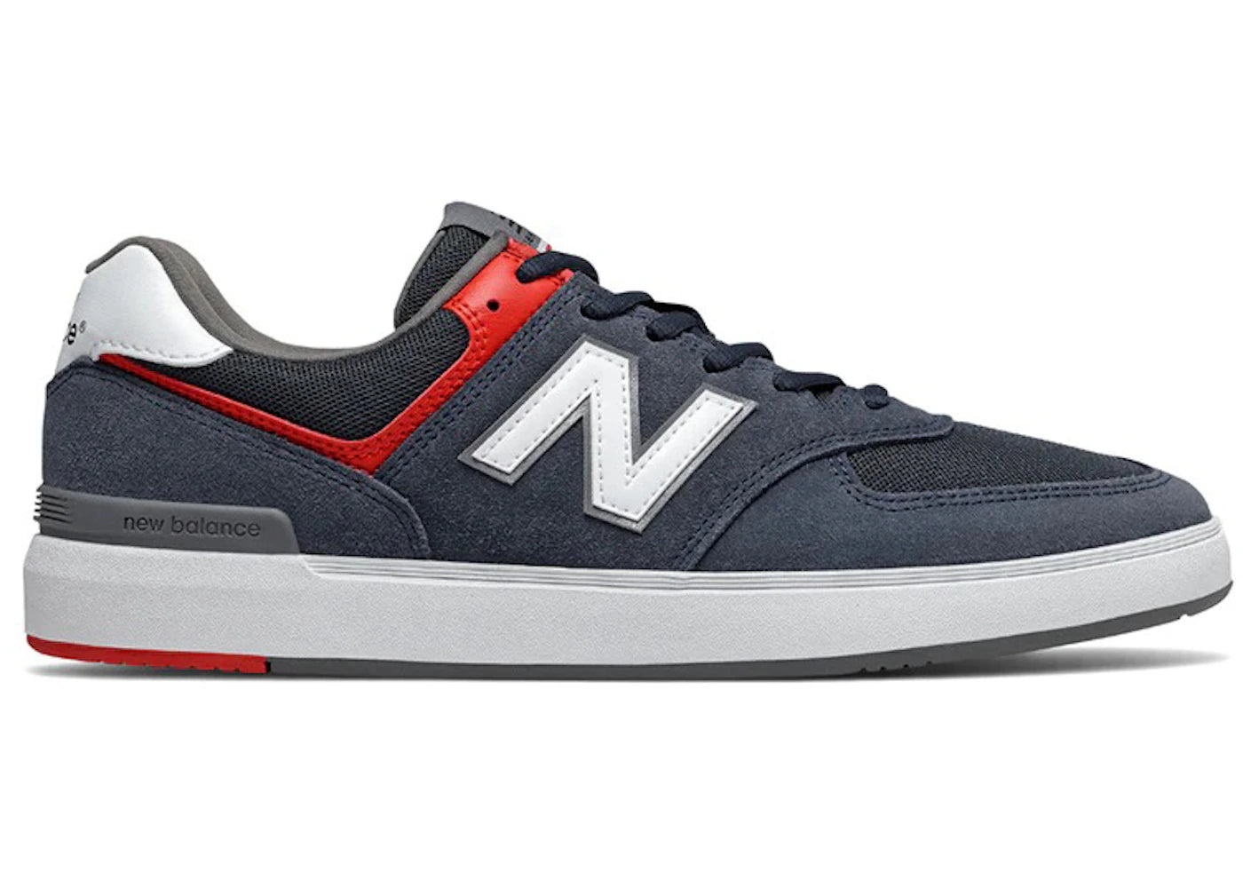 New Balance Numeric 574 Navy Red