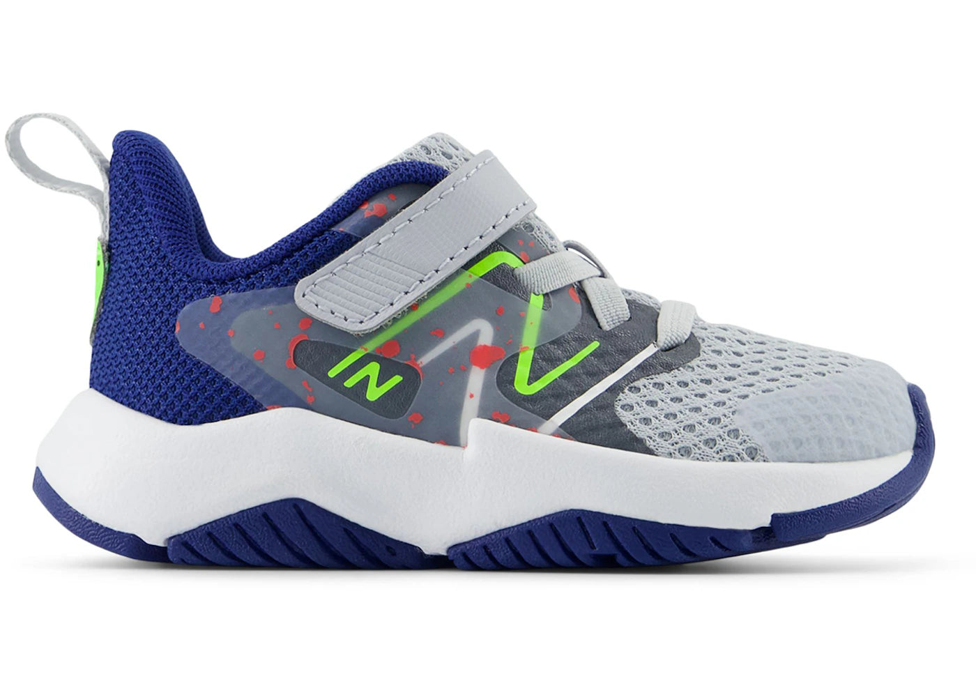 New Balance Rave Run v2 Bungee Lace Granite Inkwell Pixel Green (TD)