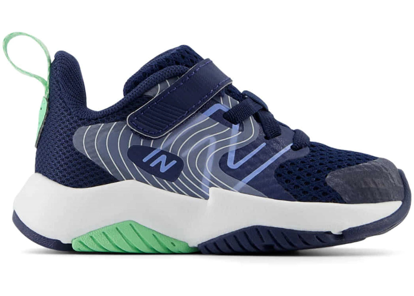 New Balance Rave Run v2 Bungee Lace NB Navy Electric Sky Sweetgrass (TD)