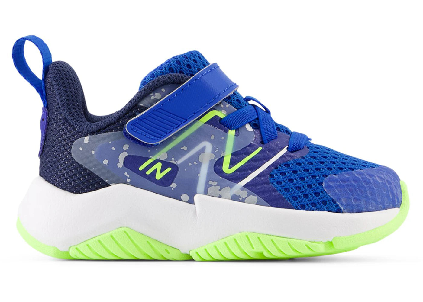 New Balance Rave Run v2 Bungee Lace Team Royal Blue Oasis Bleached Lime Glo (TD)