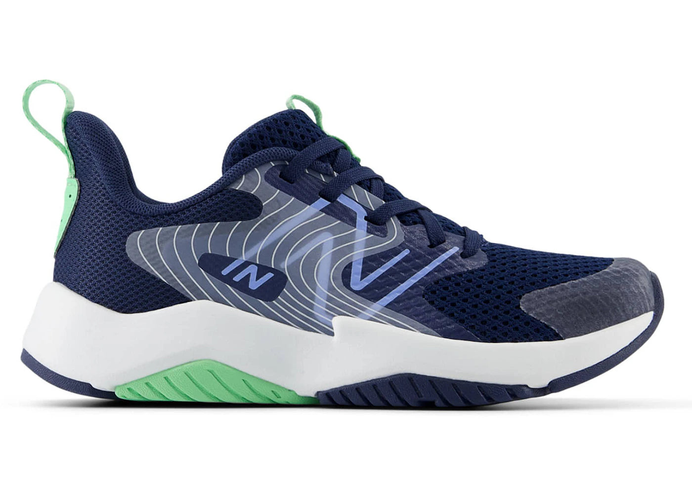 New Balance Rave Run v2 NB Navy Electric Sky Sweetgrass (PS)