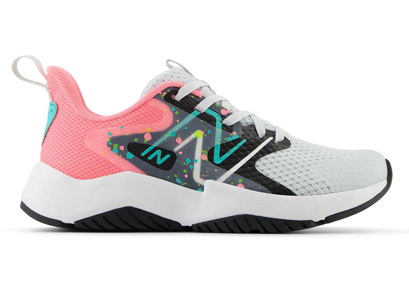 New Balance Rave Run v2 Quartz Grey Ultra Pink Cyber Jade (PS)