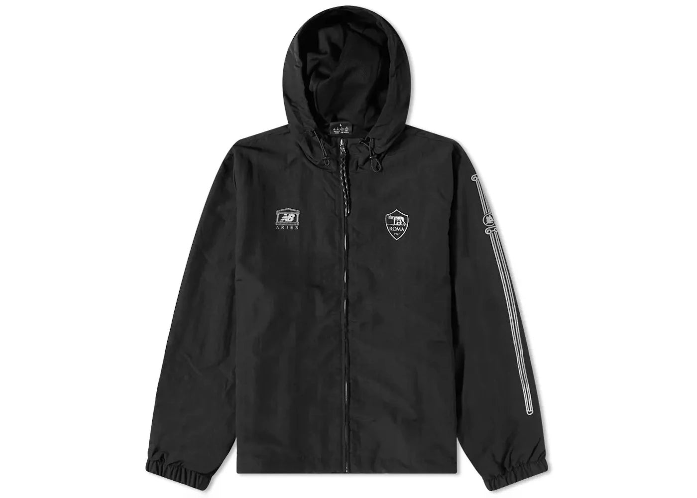 New Balance x Aries As Roma Pre-Game Jacket Black