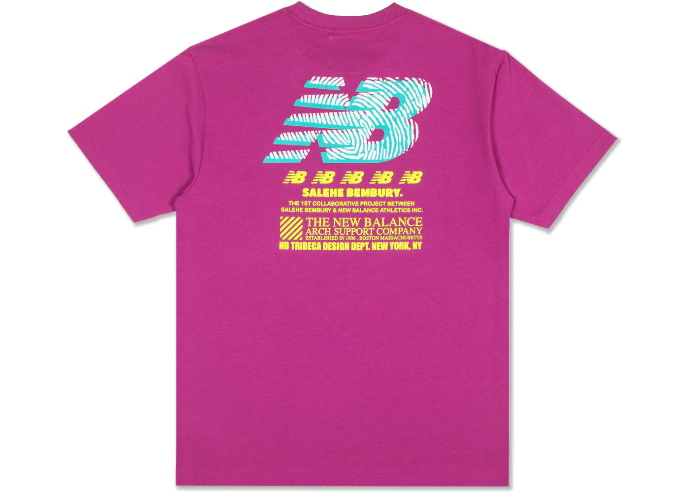 New Balance x Salehe Yurt Logo T-shirt Plum