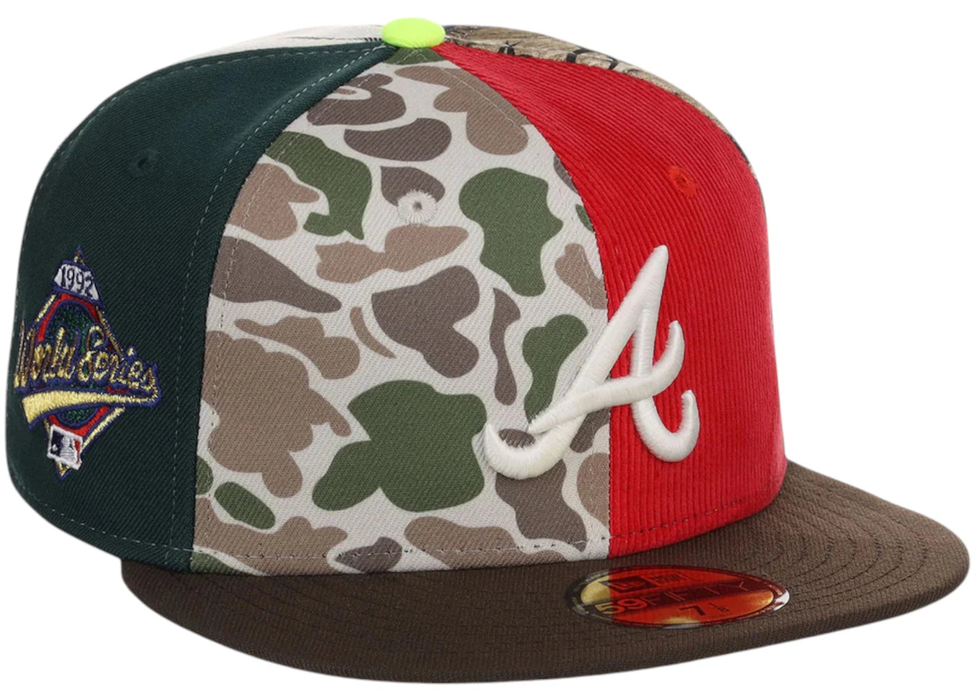 New Era Atlanta Braves Chase B x MLB Maximal 59Fifty Fitted Cap Multi/Plaid/Pink