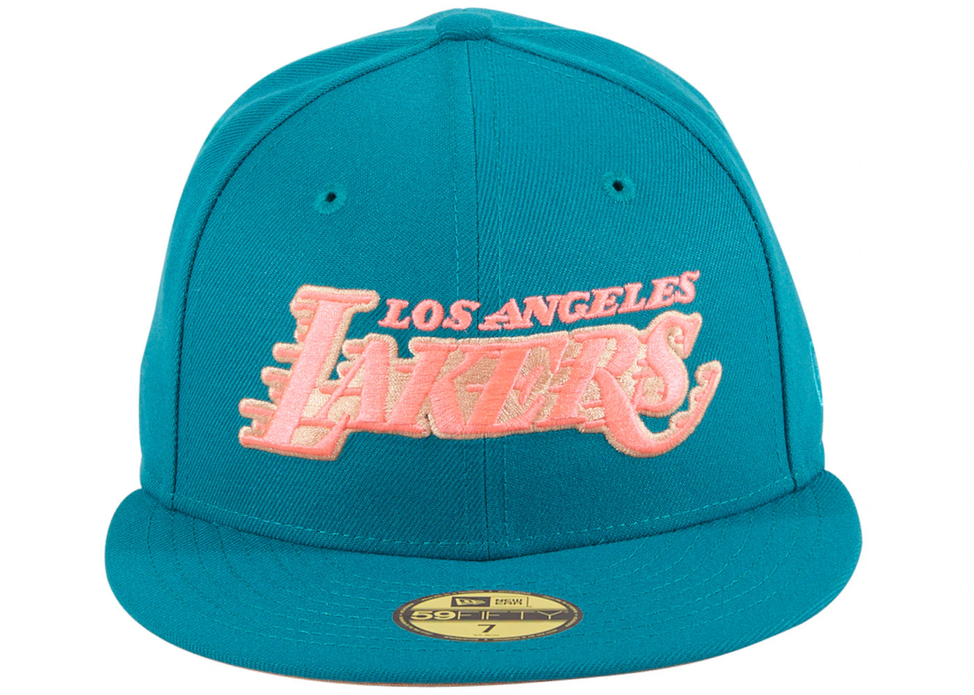 New Era Badlands Los Angeles Lakers Hat Club Exclusive 59Fifty Fitted Hat Teal
