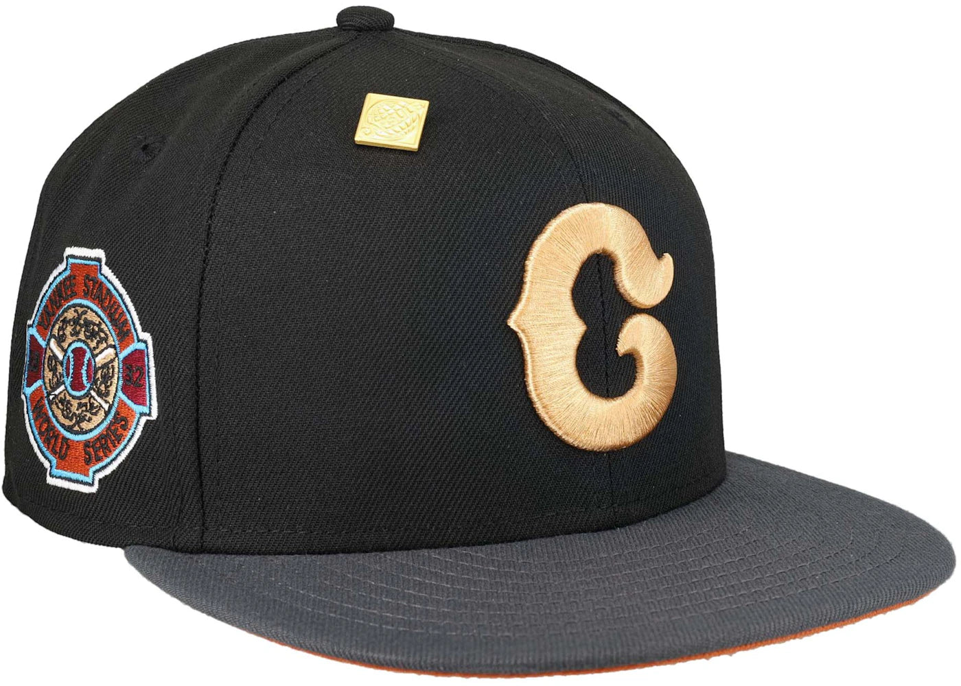 New Era Chicago Cubs 1932 World Series Capsule Exclusive 59Fifty Fitted Hat Black/Orange