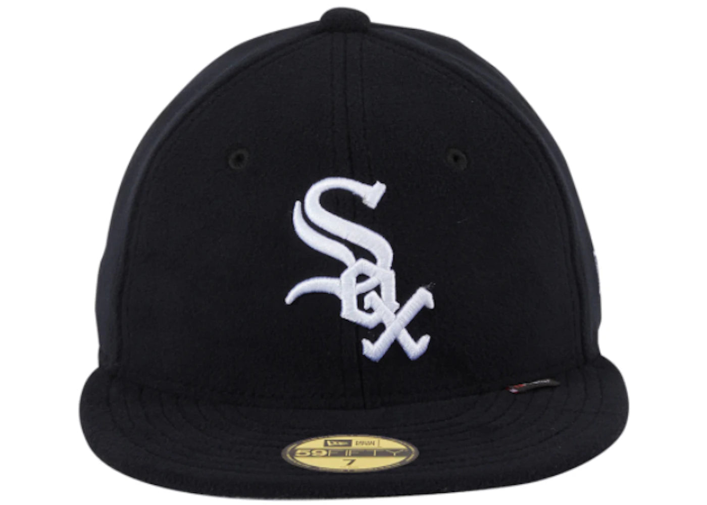 New Era Chicago White Sox Polartec 59Fifty Fitted Hat Black