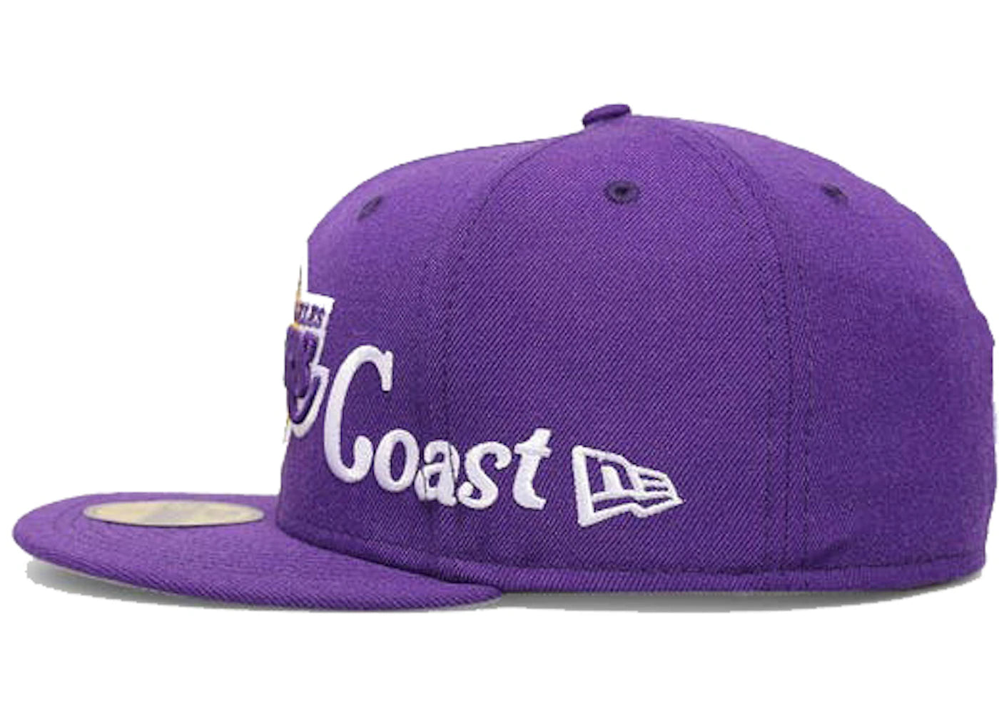 New Era Los Angeles Lakers City Nickname 59Fifty Fitted Hat Purple