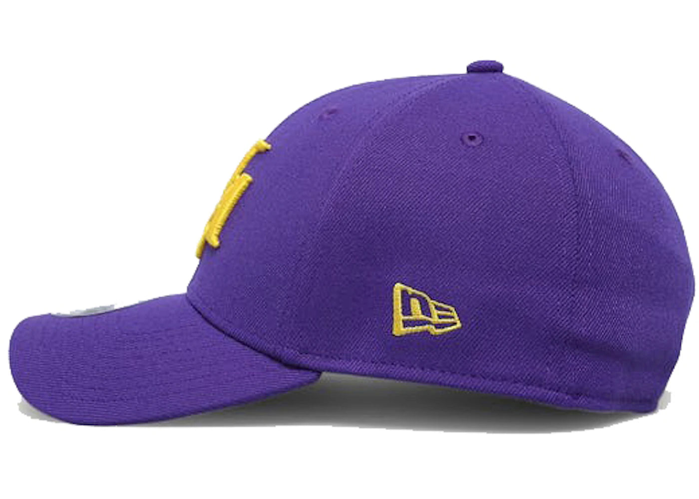 New Era Los Angeles Lakers Dissected 39Thirty Stretch Fit Hat Purple