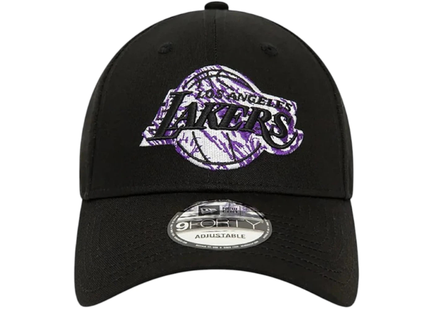 New Era Los Angeles Lakers Infill 9FORTY Cap (SS25) Black