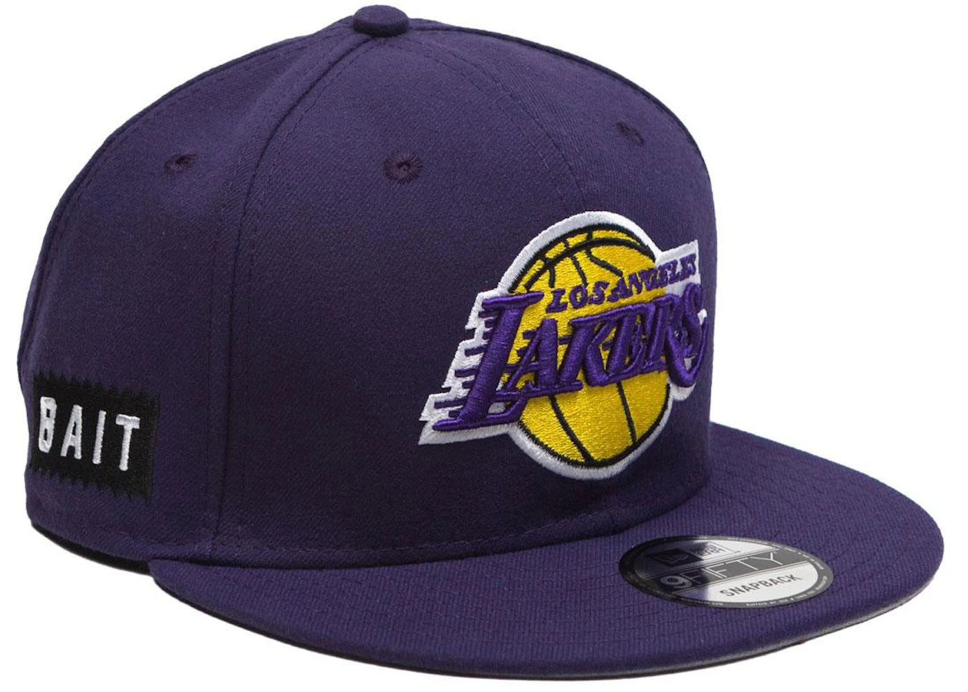 New Era x BAIT Los Angeles Lakers OTC 9Fifty Snapback Cap Purple