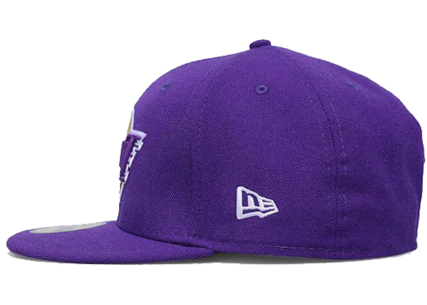 New Era Los Angeles Lakers Upside Down 59Fifty Fitted Hat Purple