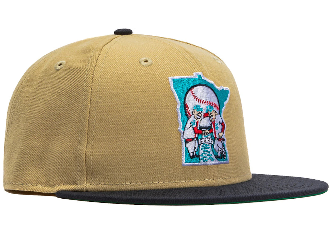 New Era Minnesota Twins 1961 Hat Club Exclusive 59Fifty Fitted Hat Stone/Navy