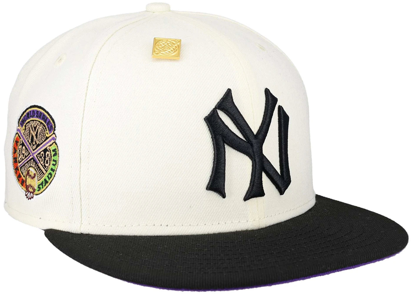 New Era New York Yankees Capsule Snow Day Collection 1938 World Series 59Fifty Fitted Hat White/Purple