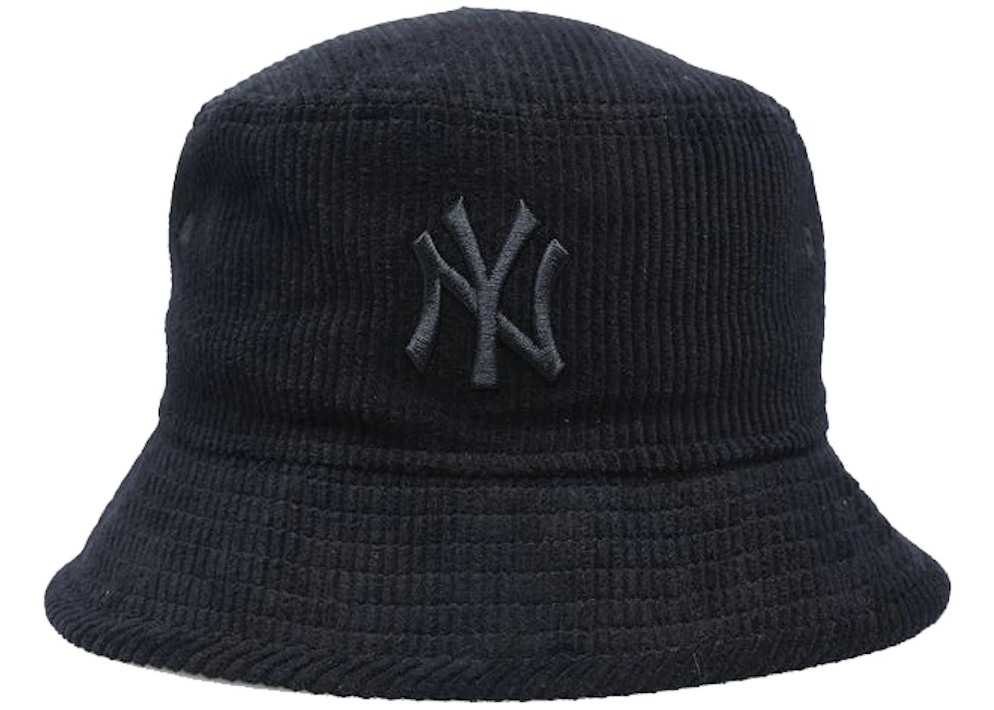 New Era New York Yankees Cord Tonal Bucket Hat Black