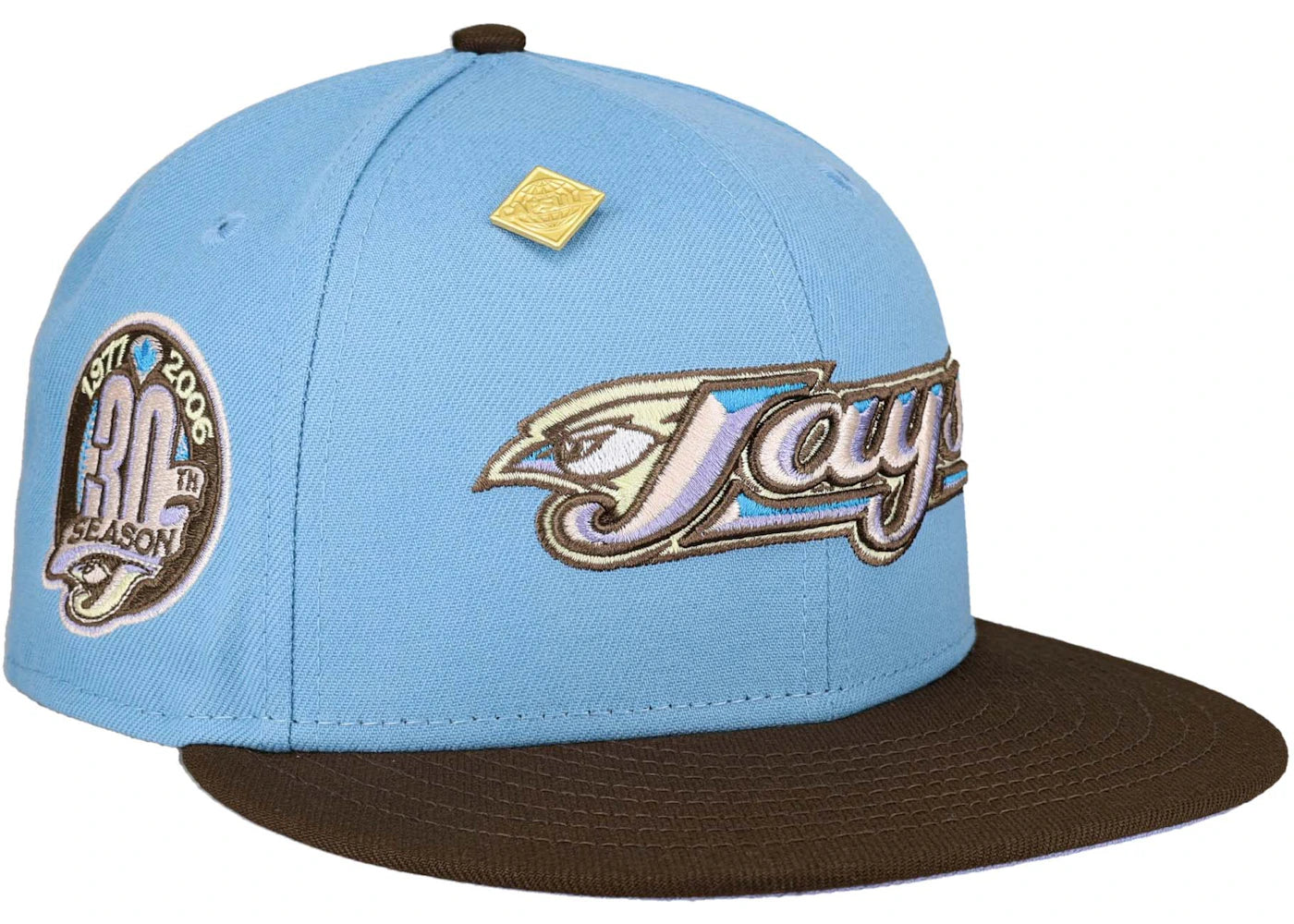 New Era Toronto Blue Jays 30th Season Capsule Exclusive 59Fifty Fitted Hat Blue/Lavender