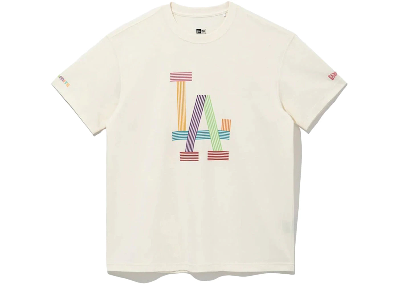 New Era x BTS x MLB Dynamite Los Angeles Dogers T-Shirt Ivory