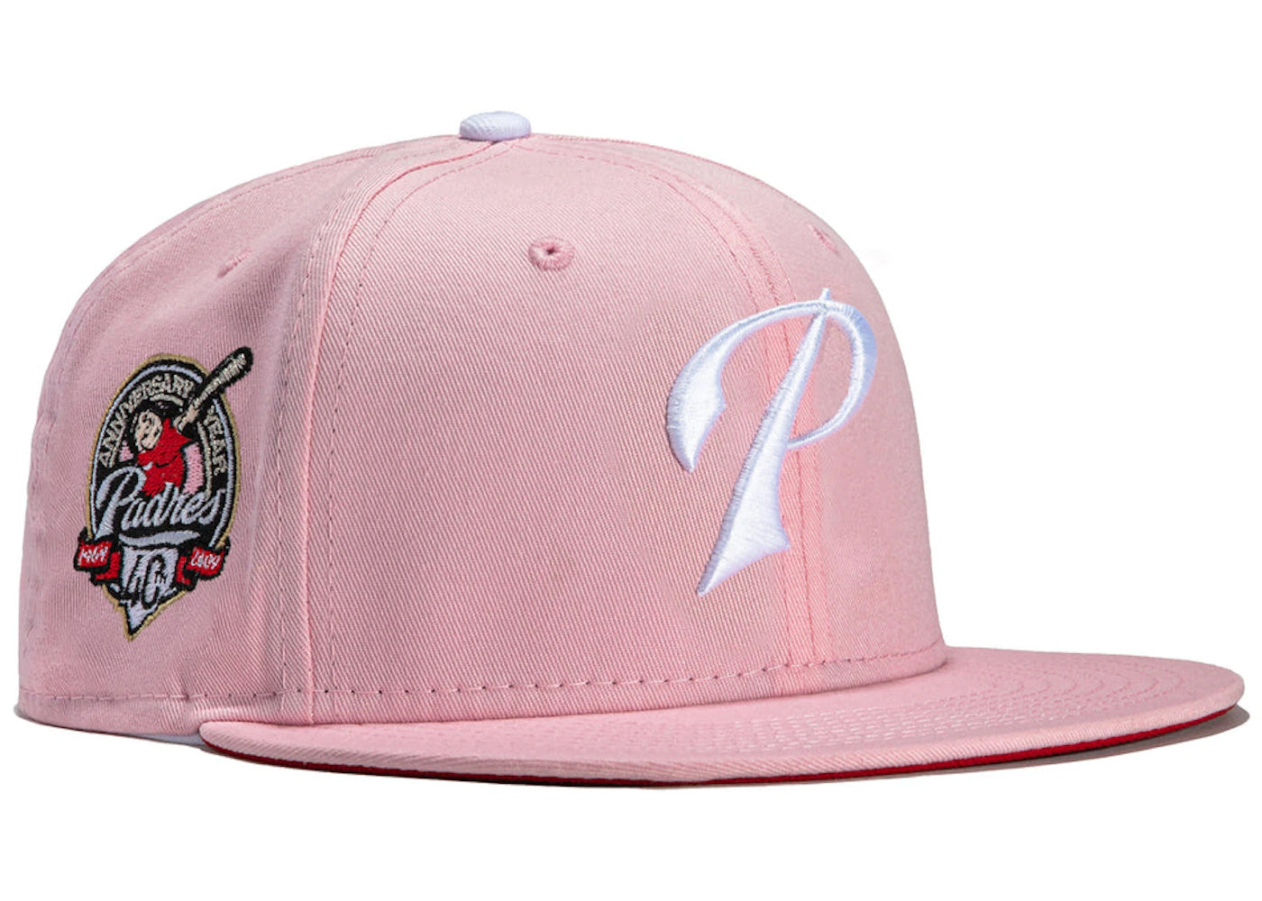 New Era x Hat Club San Diego Padres 40th Anniversary Patch P Strawberry Jam 59Fifty Fitted Hat Pink